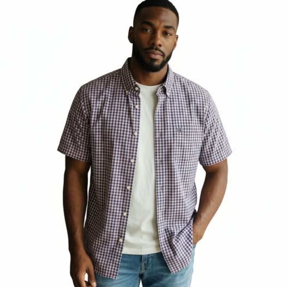 Chaps Men’s 2XL Multi Color Short Sleeve Button Up Shirt